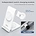 Nillkin 3 in 1 Magsafe Wireless Charging Station, Garmin Watch Charger Stand for Fenix 7/7S/8 Forerunner 245/745/945/965,Tactix,Enduro,Epix,Foldable Charger for iPhone 16/15/14 & AirPods with Adapter