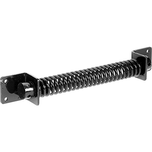[FIXINGS DIRECT] Heavy Duty Gate Spring Closer/Self Closing Gate Spring Or Door Spring for Wooden Or Vinyl Gates Adjustable Gate Closer (Indoor & Outdoor Use) (250mm, Black)