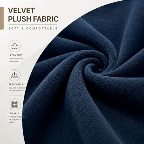Image of Namdev Art's Velvet Sofa Cushion for Sofa with Zip Cover (21X22X5 Inch) Multipurpose Cushion with Covers Seat Cushion Covers Density:- 32 Foam Cushion for Chair