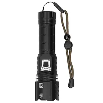 UBERSWEET Flashlight, Portable Electric Torch, 3000Lm for Night Lighting Hiking Tourism Camping Mountaineering Hiking'