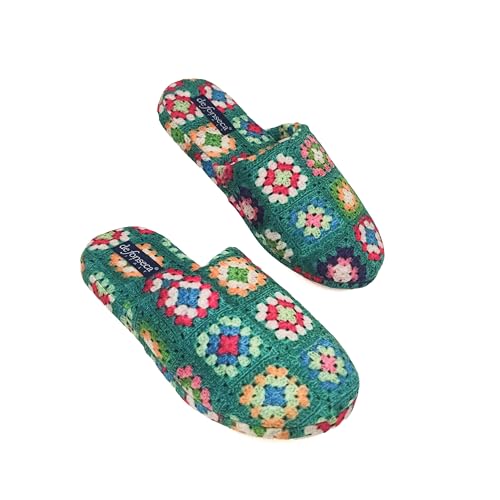 Chaussons en coton femme de fonseca Folk lavables pour maison et chambre