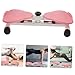 Parliky Twisting Waist Disc Fitness Plate for Calorie Burn Low Impact Joint Exercise Home Workout Equipment for All Ages and Fitness Levels Pink