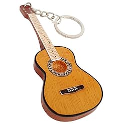Porte-clés en bois Guitare PACO DE LUCIA EGK-1143 cadeau Muscal RockMusic - Les Beatles, Paul McCartney, John Lennon, RIngo Starr, George Harrison