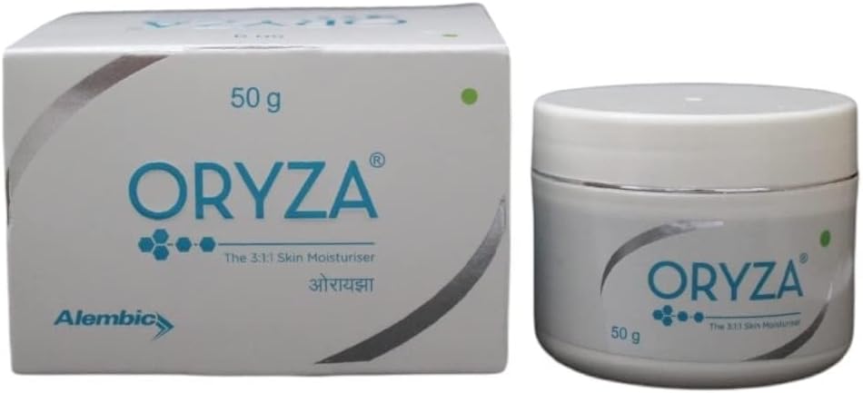 BOMBERO Oryza Moisturizing Cream 50gm The 3:1:1 Skin Moisturizer Frangrance Free Non Comedogenic