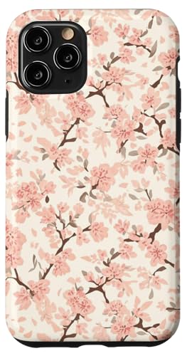 �s���N�̍����A���̉Ԃ̃f�U�C���B �X�}�z�P�[�X iPhone 11 Pro �p