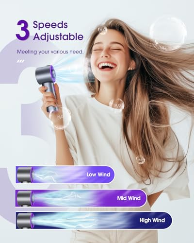 Ausic Portable Handheld Turbo Fan with Mist, High-Speed Personal Mini Misting Fans, 3 Speeds Rechargeable Battery Operated Small Fan for Travel/Outdoor/Home/Office/Makeup/Gift