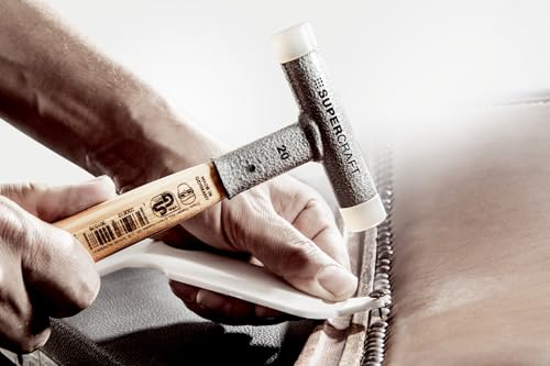 SUPERCRAFT-Schonhammer, mit schwingungsdämpfendem, ergonomisch geformtem und lackiertem Hickorystiel | D=40 mm | 3366.040