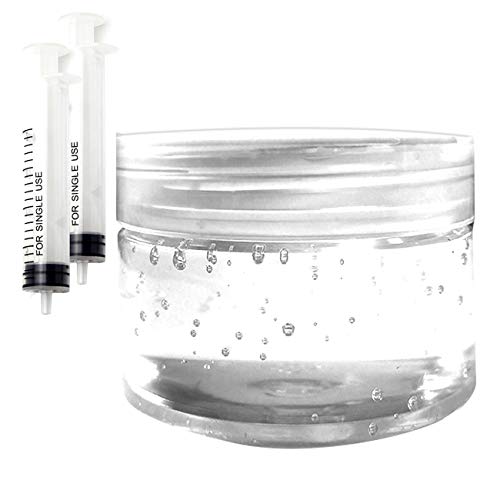 Kwolykim lip gloss base with 2 plastic syringe, 100g lip makeup p…