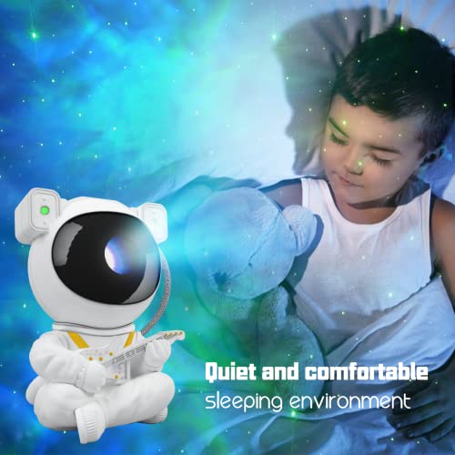 kathluce Galaxy Projector, Star Projector Tiktok Astronaut Nebula Night Lights Projectors, Remote Control Timing and 360°Rotation Magnetic Head, Starry Lights for Bedroom Gaming Room Decor - Thumbnail 4
