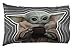 Jay Franco Star Wars The Mandalorian Coffee 1 opakowanie poszewka na poduszkę - dwustronna supermiękka pościel dla dzieci - cechy dziecka Baby Yoda (oficjalny produkt Star Wars)