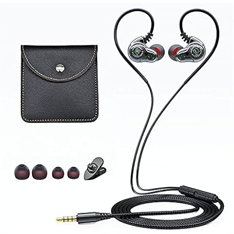Holiper Dual Drivers Auriculares con Cable y Micrófono Cover