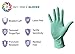 Infi-Touch RESIDUE FREE Green Nitrile Gloves, Clean & Tough 5 Mill Thickness, Disposable Gloves, Powder Free, Non Sterile, Finger Tip Textured, Dispenser Pack of 100 (Extra Small)