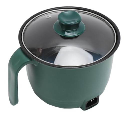Panela Elétrica, Tampa Transparente, Aço Inoxidável, 1,5L, Máximo 600W, Fogão Elétrico para Cozinhar