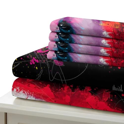 Housse de couette lion hypoallergénique en microfibre douce avec fermeture éclair