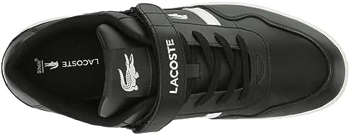 Lacoste Men's T-Clip VLC 223 1 SMA Sneaker, BLK/WHT, 9.5 | Image 4