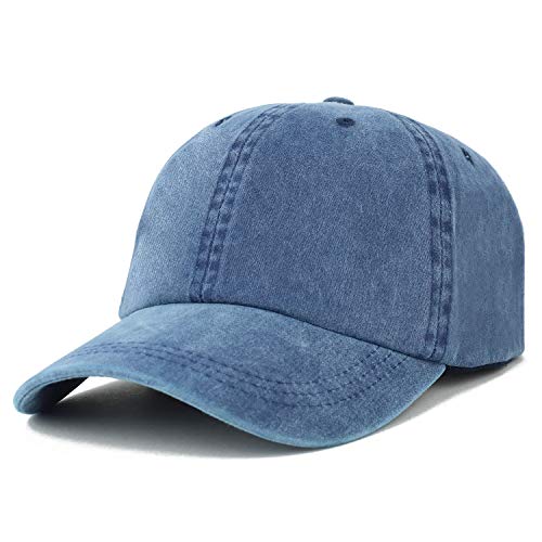 Image of Oversize XXL Pigment Dyed Washed Cotton Baseball Cap