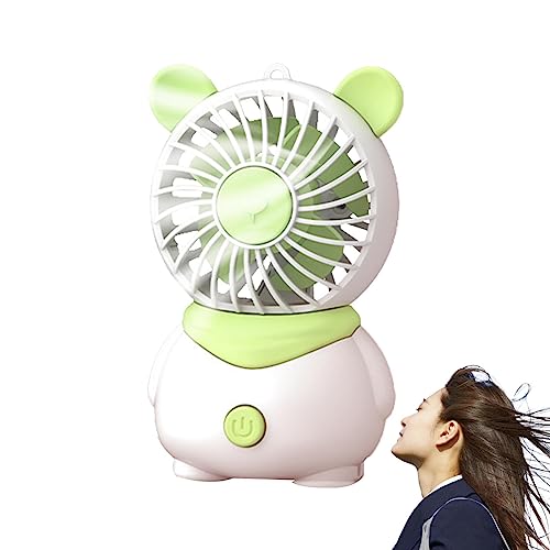 Ziurmut Ventilador portátil USB – Ventilador portátil de diseño Cerdito portátil, Ventilador portátil de diseño Cerdo, Ventilador de Mesa Recargable, Ventiladores