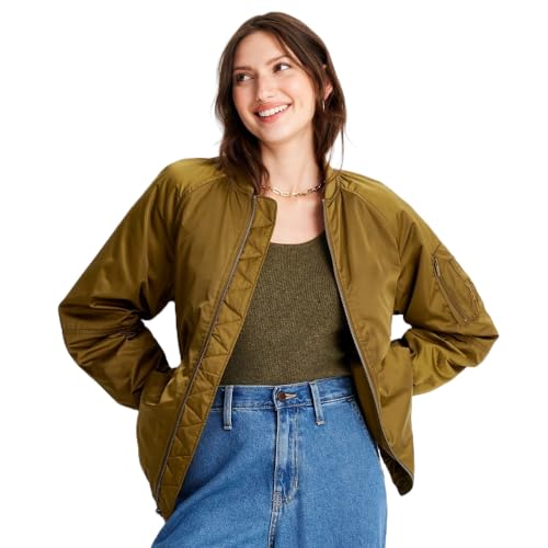 A New Day Women's Oversized Bomber Jacket -