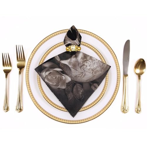 Serviettes de table en cuir lavables de qualité supérieure pour dîners chics - 4