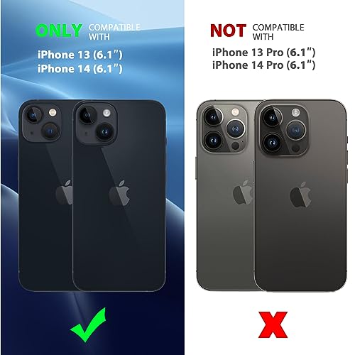 CACOE iPhone 13, 14 Hülle 6.1 Zoll-kompatibel mit MagSafe, Handyhülle Schutzhülle Case Anti-Fingerabdruck – Bild 4