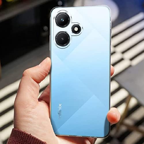 Image of COVERBLACK Rubber Back Cover for Infinix X669C / HOT 30i - Transparent