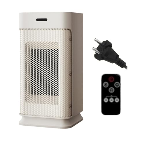 FIOERDTUIE Radiador eléctrico silencioso y Seguro para Oficina, Calentadores eléctricos, Calentador de baño, soplador de Aire Caliente, Calentador de Escritorio