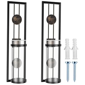 ZHSH Vintage Kinkiety Ścienne do Świeczek 2 szt.