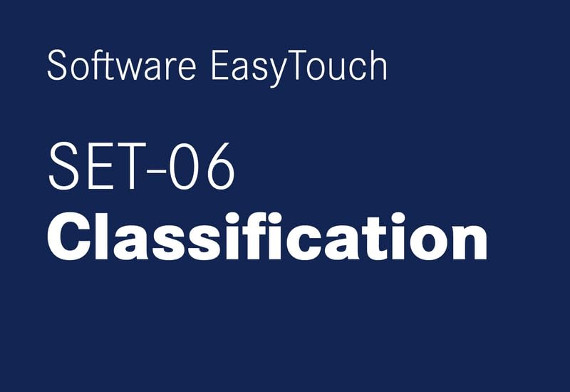 Software EasyTouch Classify Kern SET-06 para agrupar objetos por peso 2