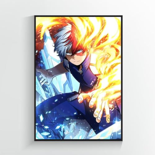 Image of (Aniculture) My Hero Academia Anime Wall Posters, Pack of 3, A3 Size (30x42 cm), 300 GSM, Adhesive Back, Wrinkle-Free MHA Characters Collection pack