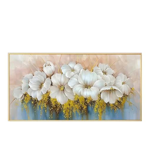 Feuille d'or affiches d'art classique de luxe fleur blanche dsdsgog - 4