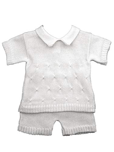 Trousseau Baby's Two Piece Detail Knit Set A1083 (3 Months)