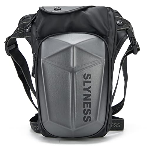 Thigh Drop Leg Bag for Men Women Waist Fanny Pack, 014-Black