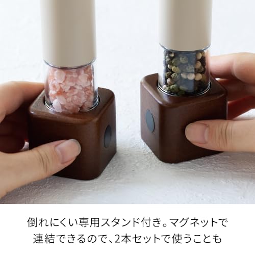 recolte(レコルト) 電動 ソルト&ペッパーミル ミニ RMM-1(W) の商品画像 8