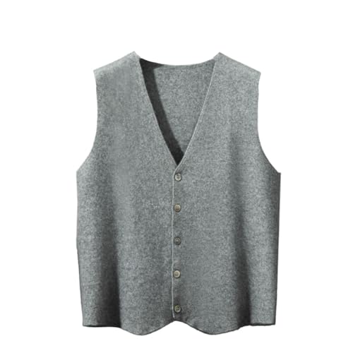 Gilet en tricot sans manches col V pour homme pour éliminer l'inconfort des pulls lourds