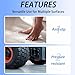 Epoxy Colored Sand Floor Paint, Epoxy Colored Sand Self Leveling Coating, Louis Forest Epoxy Floor Paint, for High Gloss Marble Effect Garage Coating (Dark Gray)