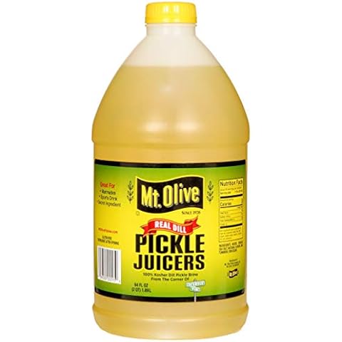 Mt. Olive Pickle Juice 100% Kosher Dill Pickle Brine, 64 Ounce Bottle Cover