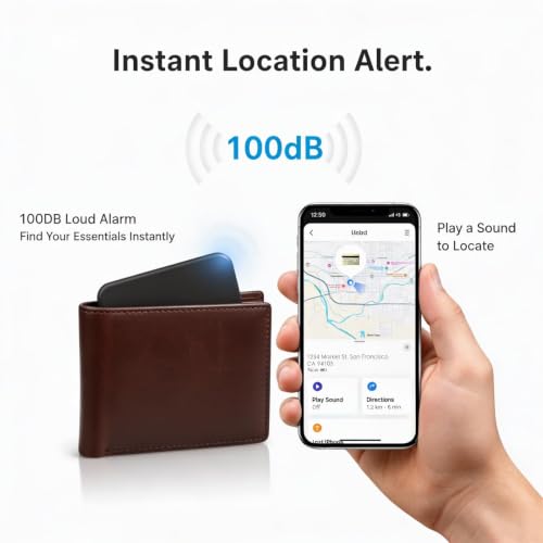 2 Pack Air Tracker Card Works with Apple Find My (iOS Only) [MFi Certified] by CYBERDOT - Used condition - Image 3