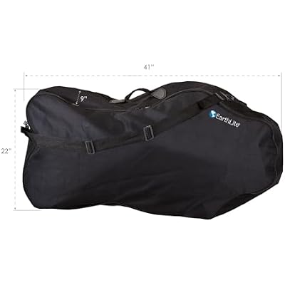 EARTHLITE Portable Massage Chair Package VORTEX - Portable, Compact, Strong and Lightweight incl. Carry Case, Sternum Pad & Strap (15lbs)