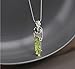 MOUNTJEWELS Authentic Moldavite Pendant Necklace Real Czech Moldavite Crystal Pendants 925 Sterling Silver Handmade Healing Crystal Jewelry Gift for Him/Her Chakra Birthstone Pendant