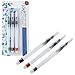 Produktbild Mont Marte Wassertankpinsel Set - 3 Stück - Wasserpinsel mit verschiedenen Größen - Ideale Water Brush Pens für Wasserfarben und Aquarellmalerei - Perfekt geeignet für Anfänger, Profis und Künstler