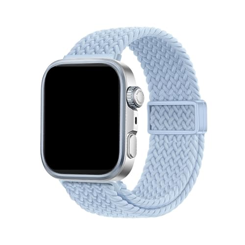 [PLYYQZM] Hua wei �ɍ��� Watch Fit 3/4�p�i�C�������[�v�X�g���b�v�A,Watch �ɍ��� Fit 4 Pro�p�X�|�[�c�ʋC�����X�g�o���h�A�����p�u���X���b�g�ɓK��(39# Light Blue)
