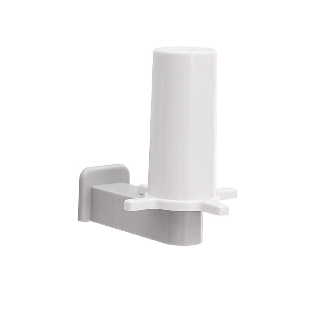 Wall Mount Paper Towel Holder & Dispenser, Self-Adhesive No Drilling Easy Installation Removable Tissue Paper Towel Roll Holder for Kitchen & Bathroom