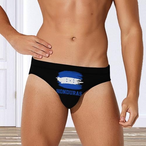 Honduras Flag Novelty Men's Brief Swimwear Pants Swimming Trunks Beach Shorts Underwear4