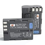 DSTE Replacement for 2X EN-EL3E Li-ion Battery Compatible Nikon D70 D70S D80 D90 D100 D200 D300 D300