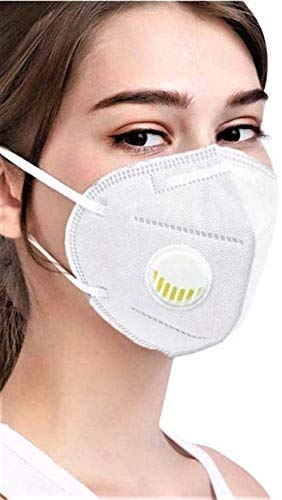 KN95 High Filtration Capacity 5 Layer Medical Particulate Mask Anti-Pollution Filter/Respirator Face Mask (Pack of 2)