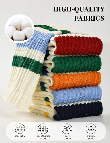 Image of AURUZA Grip Socks for Women Men Pilates Grip Socks Non Slip Yoga Sock with Grips for Barre Barefoot Hospital Grippy Sock