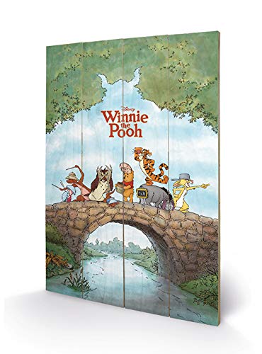 Winnie the Pooh impression sur bois qui rappelle vos souvenirs d'enfance