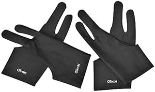OTraki Artist Glove Anti-fouling Digital Draw Glove 4 Pack High-elastic Lycra Fiber Two Finger Gloves Free Size for Graphics Drawing, Tablet, Pad and Art Creation for Right Hand or Left Hand