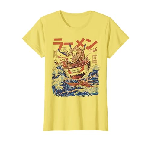 Great Ramen of Kanagawa Japan Ramen Kawaii Noodles Anime T-Shirt