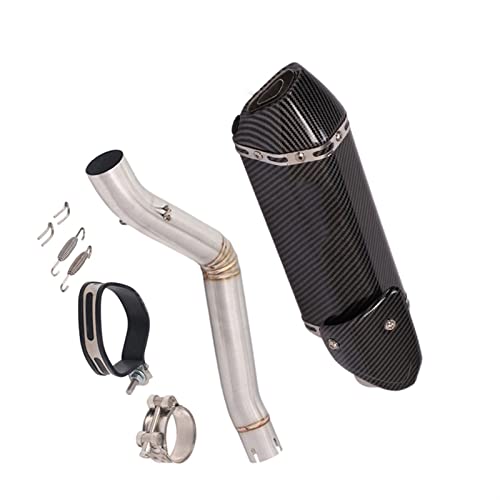 Tubo enlace medio Benelli TRK502 de acero inoxidable mejorado para escape de moto premium